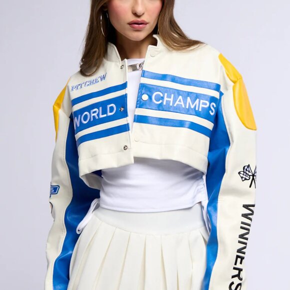 Akira Zoom Zoom Convertible Bomber Jacket - XL - Picture 2 of 4